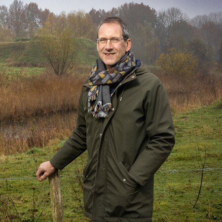 Foto van Paul Vesters, beleidsmedewerker cultuurhistorie van het Utrechts landschap