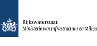 Logo Rijkswaterstaat, de uitvoeringsorganisatie van het ministerie van Infrastructuur en Milieu