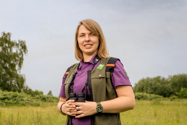 Foto van Silvia Blom, senior boswachter publiek bij Staatsbosbeheer