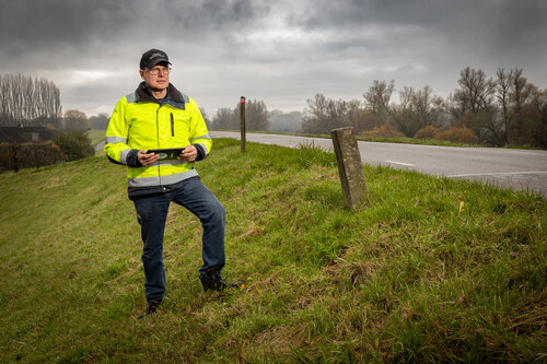 Paul van Breukelen op de Grebbedijk