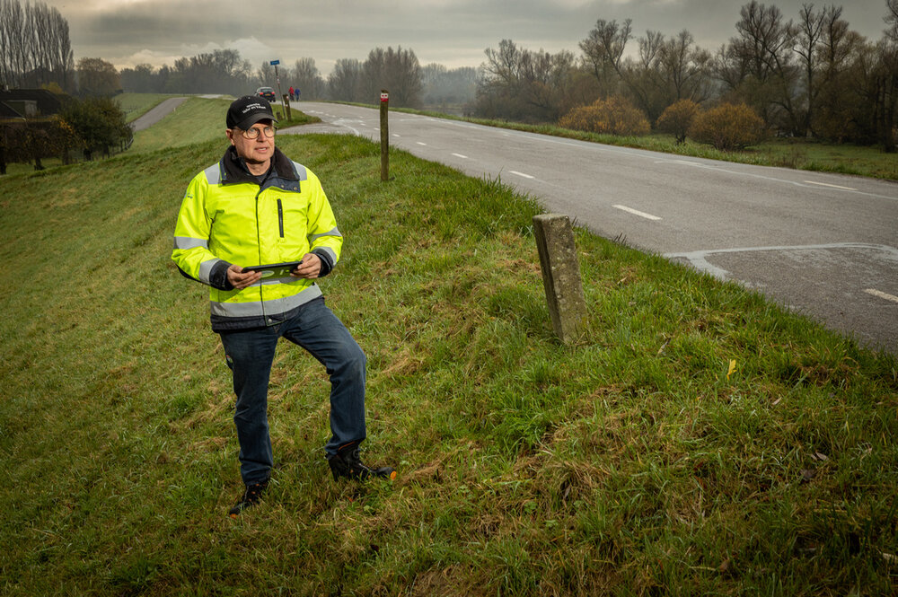 Paul van Breukelen op de dijk